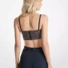 Verziertes Bustier-Oberteil aus Stretch-Krepp