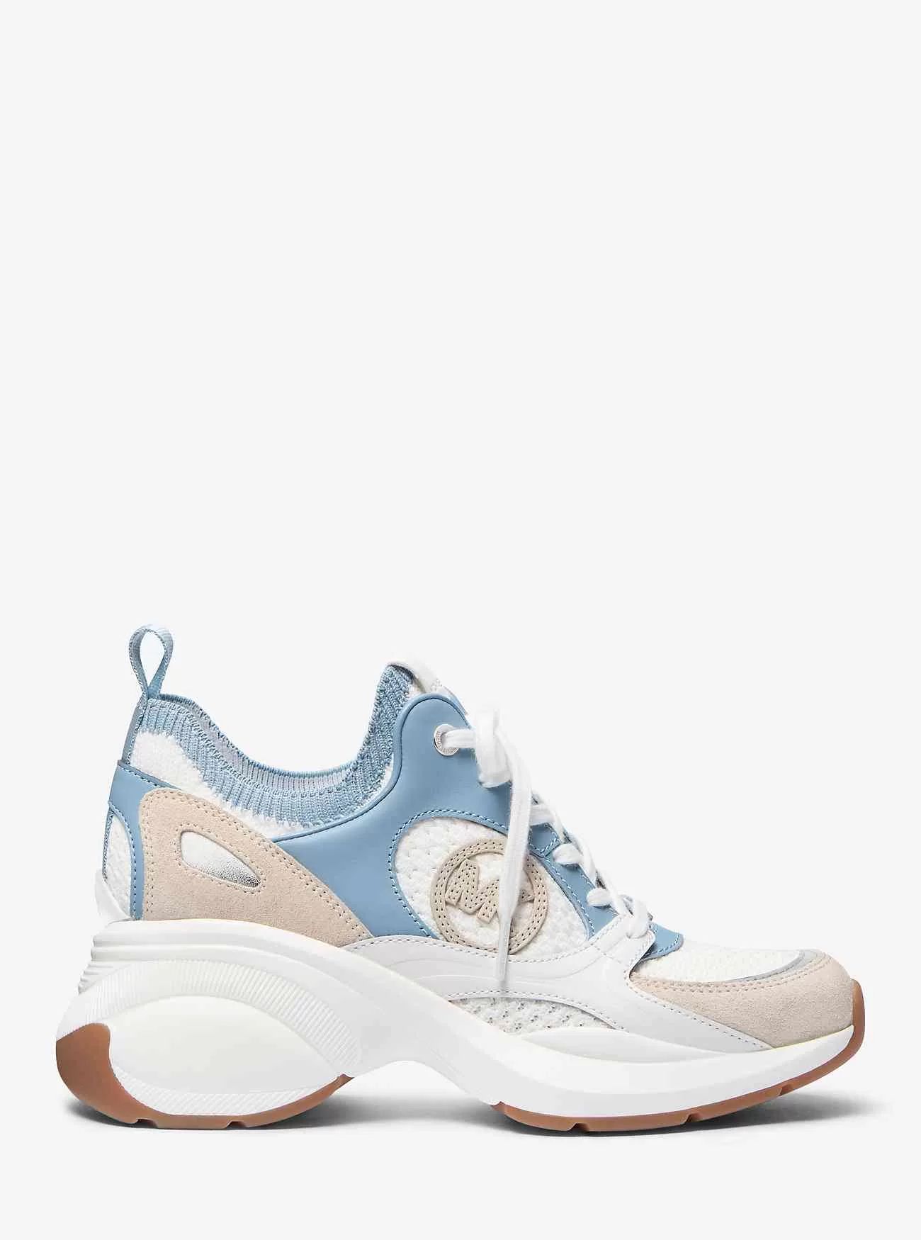 Zuma Color-Block-Trainer aus Leder und Mesh